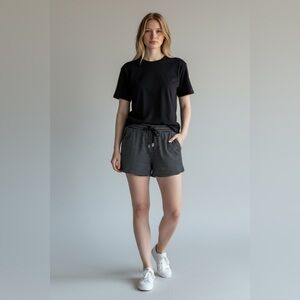 All In Motion Black Stripe Athletic Shorts Size XL